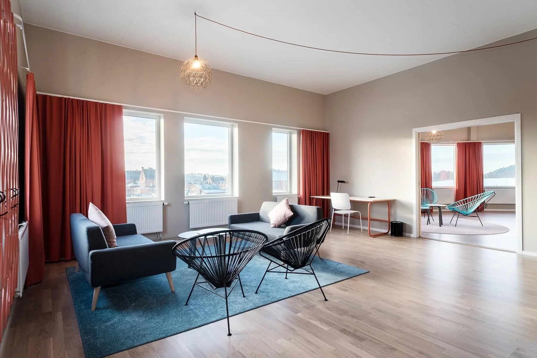 Modernt hotellrum på Kviberg Park Hotel